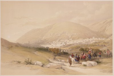 Nablous, antica Sichem, 17 aprile 1839, piatto 42 dal Volume I di 